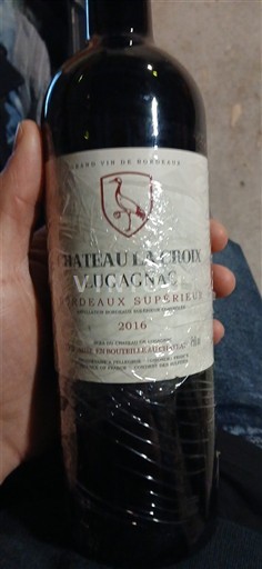 Bordeaux Bordeaux Supérieur Château La Croix de Lugagnac 2016