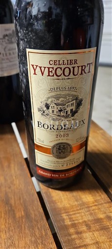 Bordoja Bordo Cellier Yvecourt 2003