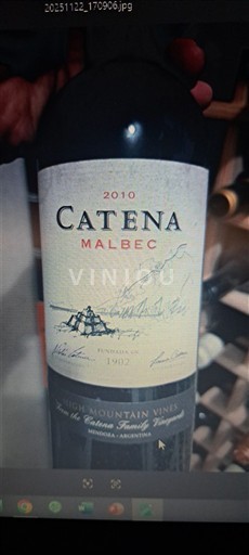 Mendoza Catena 2010