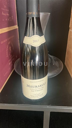 Bourgogne Meursault Domaine Vaudoisey Les Vireuils 2017