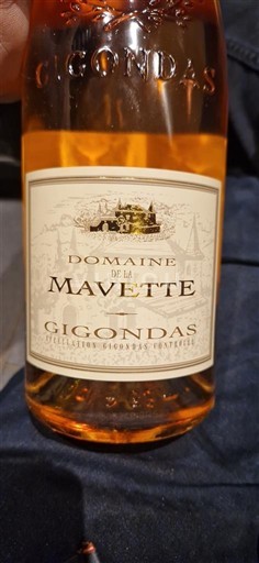 Rona dolina Gigondas Domaine La Mavette 2023