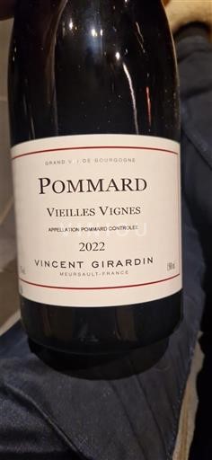 Borgoña Pommard Vincent Girardin Vieilles Vignes 2022