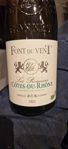 Valle del Rodano Côtes-du-Rhône Font du Vent Les Promesses 2023