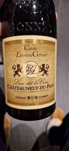 Rhônevallei Châteauneuf-du-Pape Famille Gonnet Etienne Gonnet Lieu dit la Crau 2020