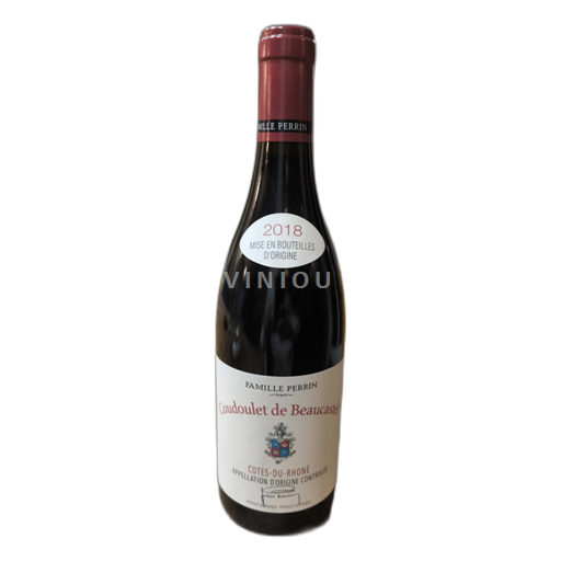 Rhônen laakso Côtes-du-rhône Famille Perrin Coudoulet de Beaucastel 2018