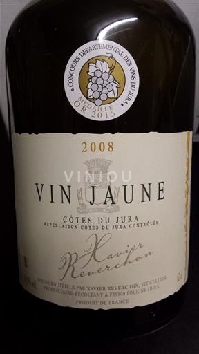 Jura Côtes-du-jura Domaine REVERCHON Xavier - E.A.R.L de Chantemerle Vin jaune 2008