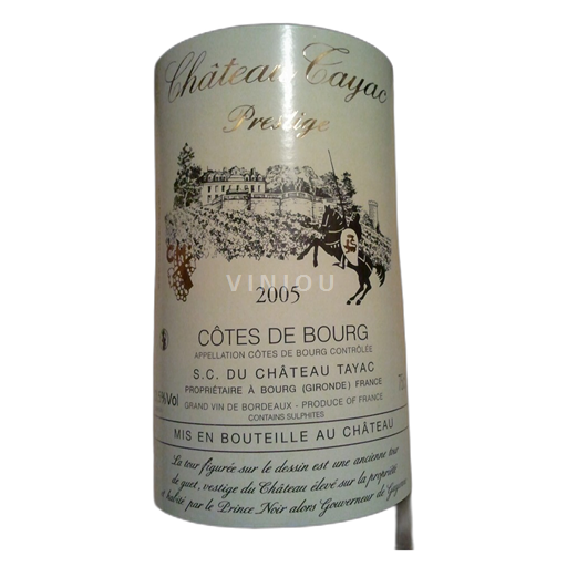 Wijnen Rouge sec Prestige Château SC du Château Tayac 2006 Frankrijk Bordeaux Côtes-de-bourg AOC
