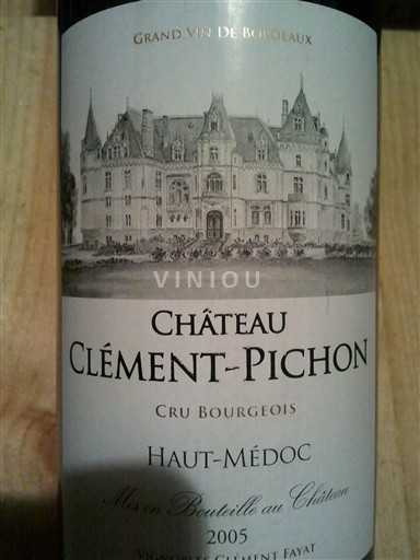 Bordeaux Médoc SA Vignobles Fayat Clément Clément Pichon 2009