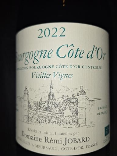 Burgundy Rémi Jobard - 12, rue Sudot - 03 80 21 20 23 - 21190 - Meursault Vielles Vignes 2022