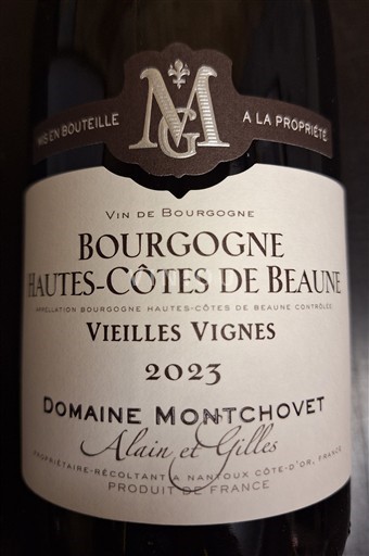 Burgundy Hautes-Côtes de Beaune Domaine Earl Domaine Montchovet Alain Et Gilles Vieilles Vignes 2023