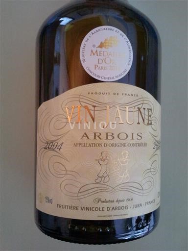 Jura Arbois Château BETHANIE Fruitière Vinicole d'Arbois Vin jaune 2004