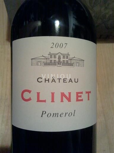 Bordeaux Pomerol Château Clinet Château Clinet 2007
