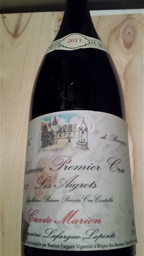 Burgundy Beaune Premier Cru D Lafargue Les Aigrots 2013
