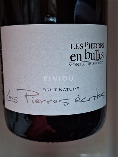 Vallée de la Loire Montlouis-sur-loire Coralie et Anthony Houarner Rassin Les Pierres Ecrites Non Millésimé