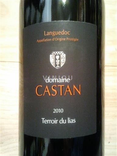 Languedoc Domaine Castan Terroir du Lias 2010