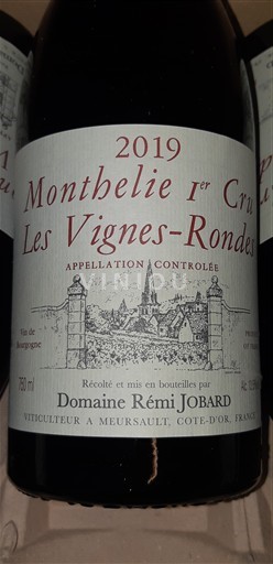 Burgundy Monthélie Premier Cru Rémi Jobard - 12, rue Sudot - 03 80 21 20 23 - 21190 - Meursault Les Vignes-Rondes 2018