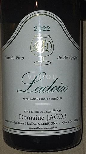 Burgundy Ladoix Domaine Raymond et Robert JACOB 2022
