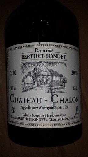 Jura Château-chalon Berthet-Bondet Vin Jaune 2000