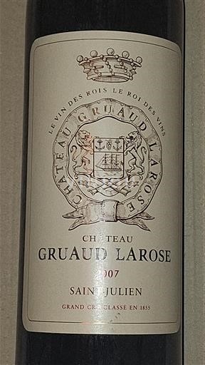 Burdeos Saint-Julien 2EME CRU CLASSE Château Château Gruaud Larose 2007