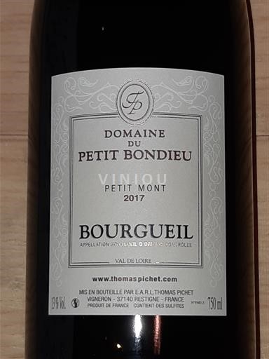 Loiretal Bourgueil Earl PICHET Les Petits Monts 2017