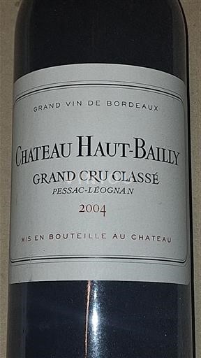 Burdeos Pessac-Léognan GRAND CRU CLASSE Château Haut-Bailly Château Haut-Bailly 2004
