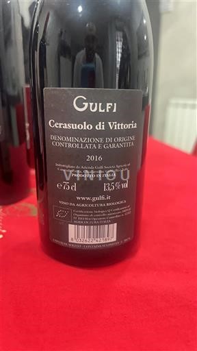 Sicilia Cerasuolo di Vittoria Gulfi 2016