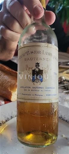 Bordeaux Sauternes Château Bastor Lamontagne 1984