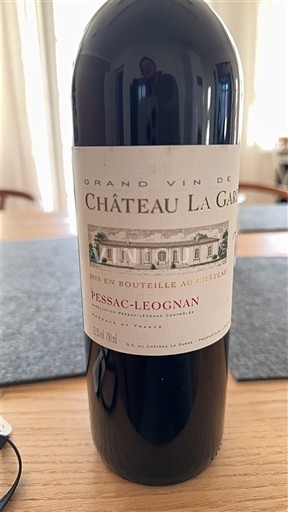 Bordeaux Pessac-Léognan Château La Garde 1996