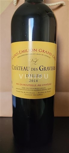 Burdeos Saint-Émilion Gran Cru Château S graviers d'Ellies 2018