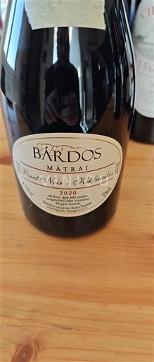 Mátra Ni doloceno Bárdos Pinot Noir - Kékfrankos 2020