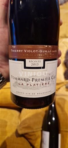 Borgoña Pommard Premier Cru Thierry Violot-Guillemard La Platière 2013