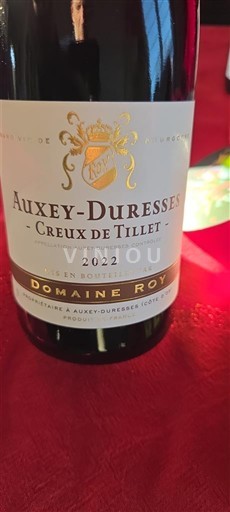 Burgundy Auxey-Duresses Domaine Roy Creux de Tillet 2022