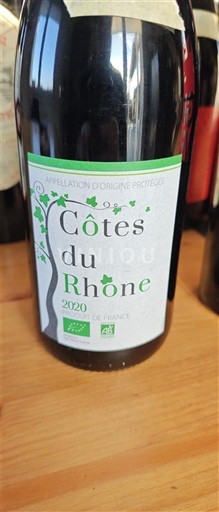 Rhônedalen Côtes du Rhône Domaine Tulette 2020
