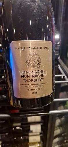 Burgundy Chassagne-Montrachet Premier Cru Famille Carabello-Baum Morgeot 2015