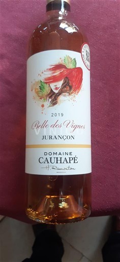 Sudoeste Jurançon Domaine Cauhapé Belle des Vignes 2019