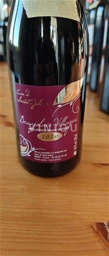 Beaujolais Beaujolais Villages Cave des Vignerons Jules 2020