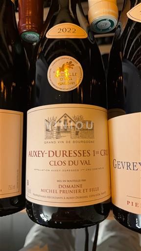Bourgogne Auxey-Duresses Premier Cru Domaine Michel Prunier et Fille Clos du Val 2022