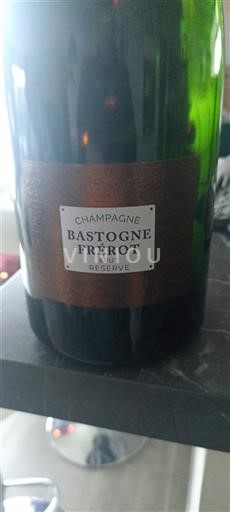Champaña Champán Bastogne Frérot Brut Réserve Sin añada
