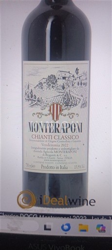 Toscana Chianti Classico Monteraponi 2022