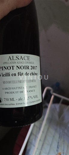 Alsace Litzen Meyer Vieilli en fût de chêne 2017