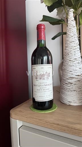 Bordeaux Haut-Médoc Château Moulin d'Arvigny 1986