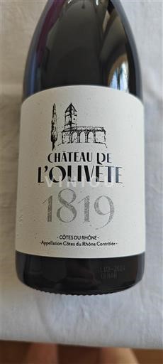Valle del Rodano Côtes-du-Rhône Château L'Olivete 1819 2023