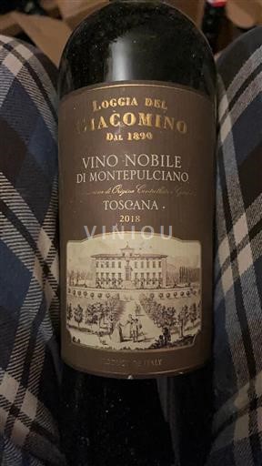 Toscana Vino Nobile di Montepulciano Loggia del Giacomino 2018