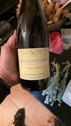 Bourgogne Ikke specificeret Christophe Cordier Vieilles Vignes 2020