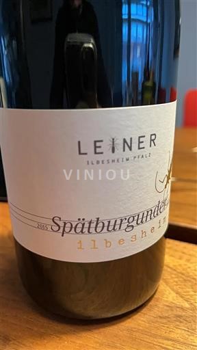 Pfalz Leiner Ilbesheim Spätburgunder 2015