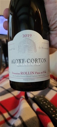 Víno Rouge sec Domaine Rollin Père et Fils 2019 Francie Burgundsko Aloxe-Corton AOC