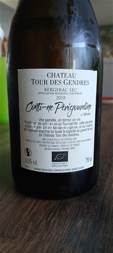 Sudoeste Bergerac Château Tour des Gendres Conti-ne Perigourdine 2018