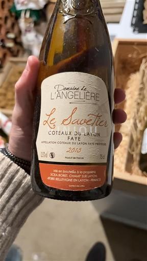 Loiredalen Ospecificerad Domaine L'Angelière Le Savetier 2019