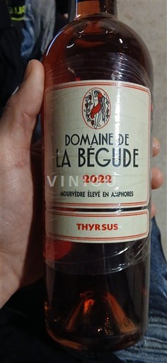 Provence Bandol Domaine La Bégude Thyrsus 2022