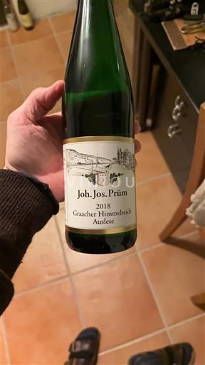 Mosel Moselle Joh. Jos. Prüm Graacher Himmelreich Auslese 2018